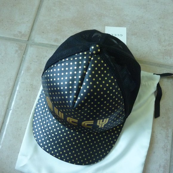 GUCCI Moons Rap 'Guccy' Logo Star Baseball Cap (L) - Picture 12 of 13